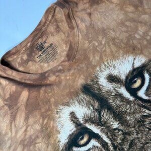 The Mountain Lion Big Face 2011 Jeremy Paul Brown Tie Dye T-Shirt Size 3XL